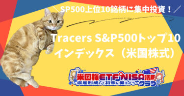 【SP500上位10銘柄特化】Tracers S&P500トップ10インデックス（米国株式）の解説記事を作成しました！